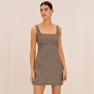 Banana Republic A-Line Mini Dress in Champagne Toast